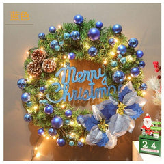 Pre-Lit Christmas Garland & Wreath Decorations