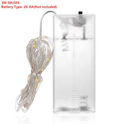 Silver Wire LED Fairy String Lights