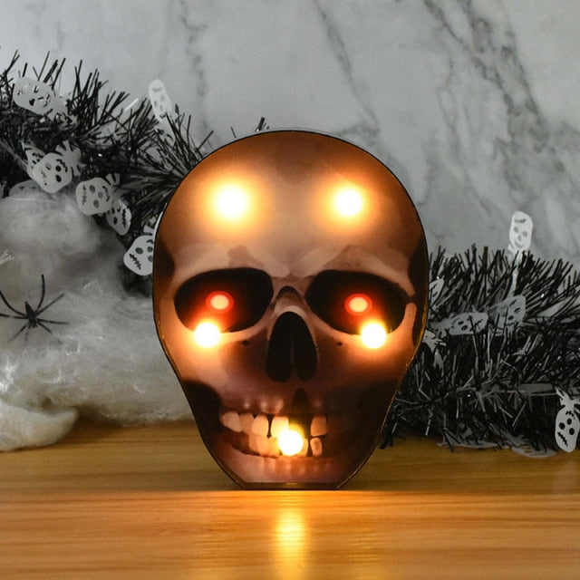Pumpkin and Spider Halloween Lights