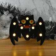 Pumpkin and Spider Halloween Lights