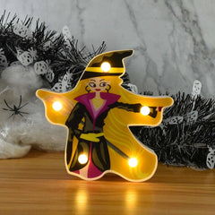 Pumpkin and Spider Halloween Lights