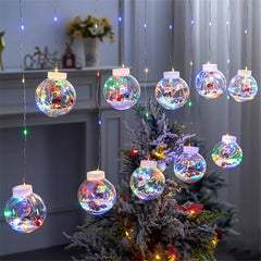 Santa Christmas Ball Craft Ornament