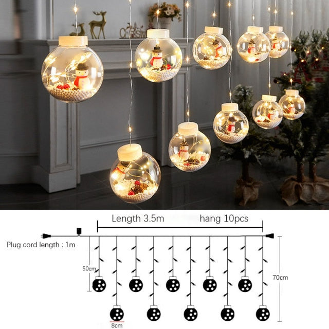 Santa Christmas Ball Craft Ornament