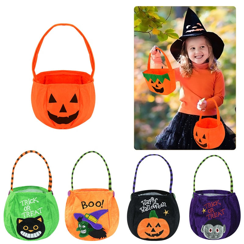 Halloween Pumpkin Trick or Treat Bag