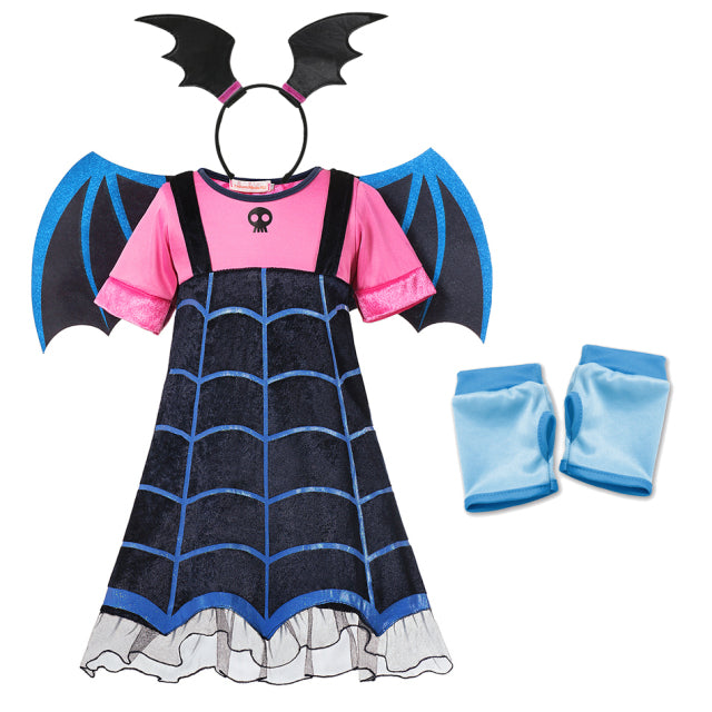 Disney Vampirina Cosplay Princess Dress Costume