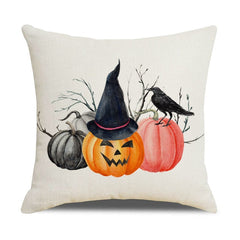 Pumpkin Cushion Cover for Halloween