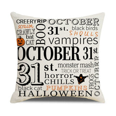 Pumpkin Cushion Cover for Halloween