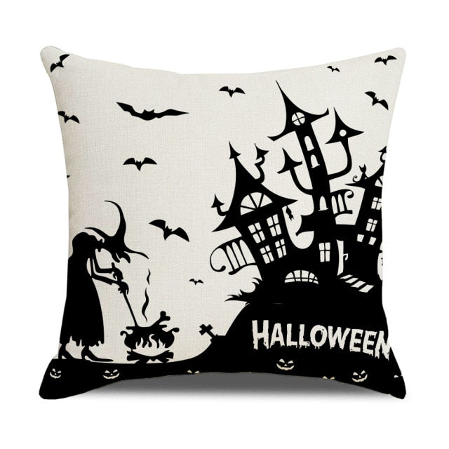 Pumpkin Cushion Cover for Halloween