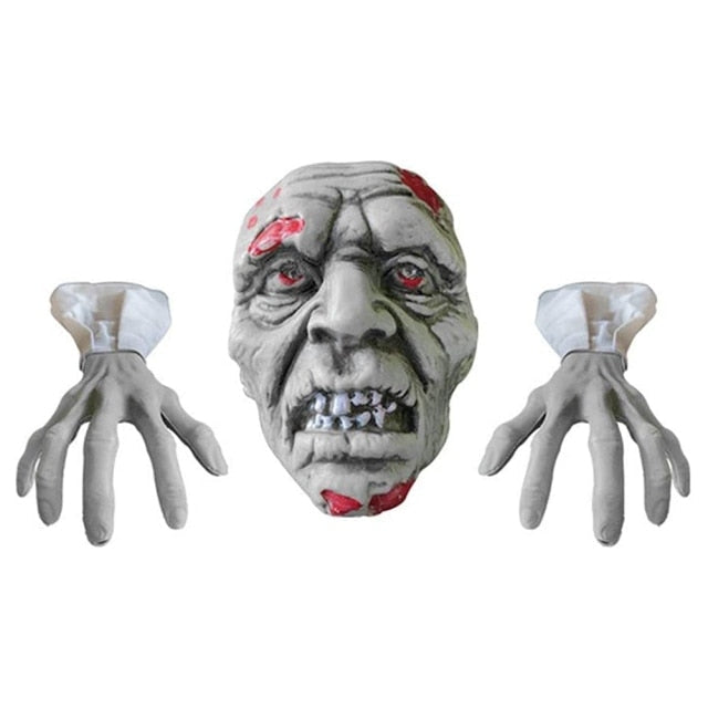 Skull and Skeleton Tombstone Decoration