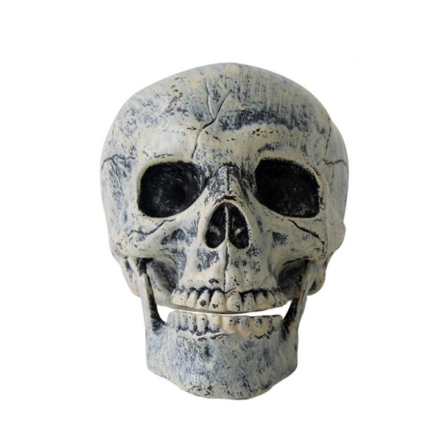 Skull and Skeleton Tombstone Decoration
