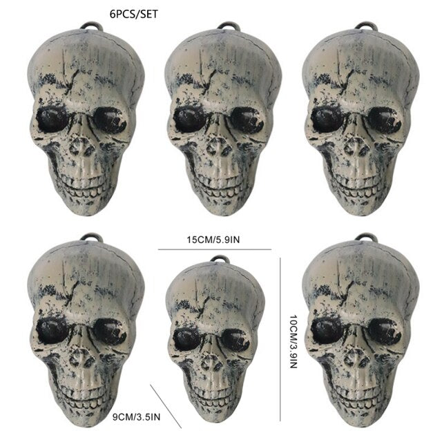 Skull and Skeleton Tombstone Decoration
