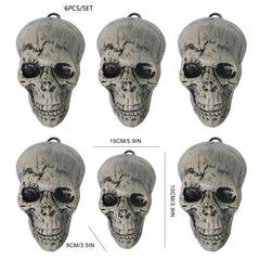 Skull and Skeleton Tombstone Decoration