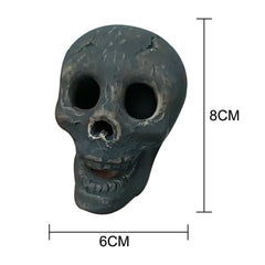 Skull and Skeleton Tombstone Decoration