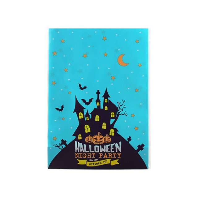 Plastic Halloween Trick-or-Treat Candy Bags