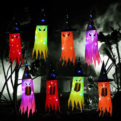 LED Light-Up Witch Hat Decorations