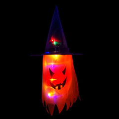 LED Light-Up Witch Hat Decorations