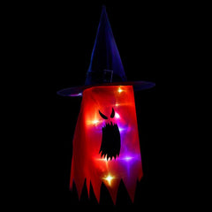 LED Light-Up Witch Hat Decorations