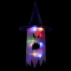 LED Light-Up Witch Hat Decorations