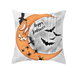 Pumpkin Print Halloween Pillow Cover