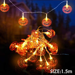 Purple Bat Halloween String Lights