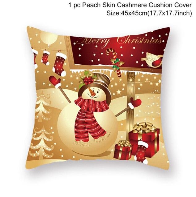 18 × 18 in Christmas Throw Pillow Covers, 42 Designs