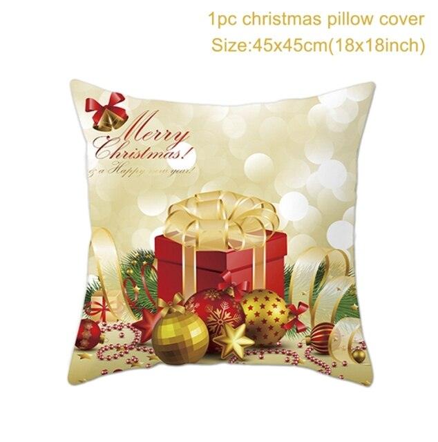 18 × 18 in Christmas Throw Pillow Covers, 42 Designs