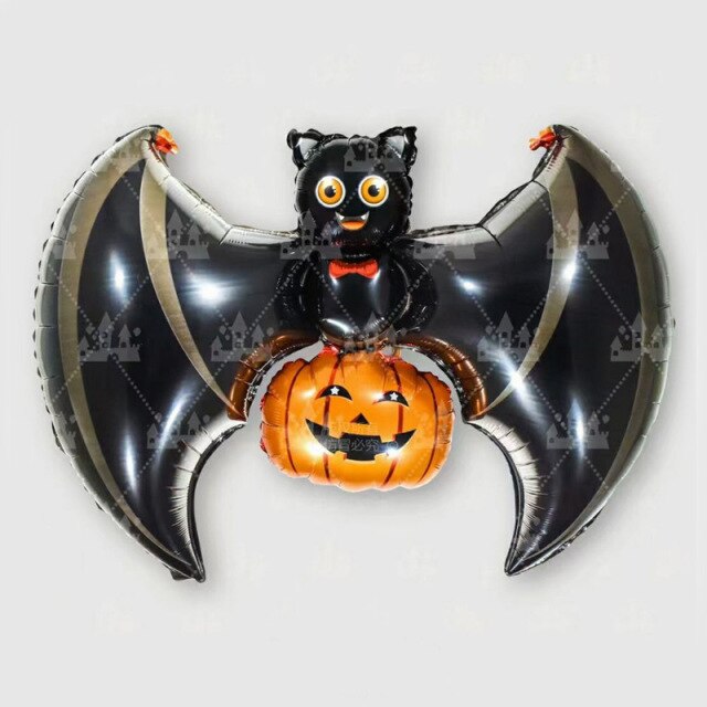 Pumpkin and Ghost Halloween Balloons