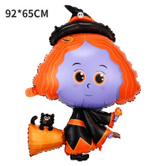 Pumpkin and Ghost Halloween Balloons