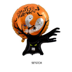 Pumpkin and Ghost Halloween Balloons