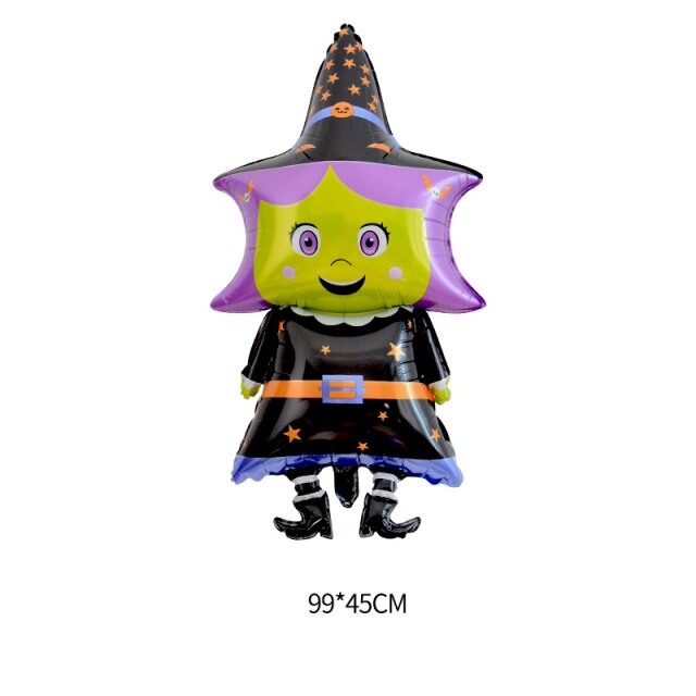 Pumpkin and Ghost Halloween Balloons