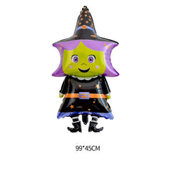 Pumpkin and Ghost Halloween Balloons