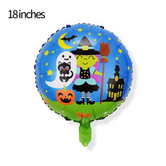 Pumpkin and Ghost Halloween Balloons