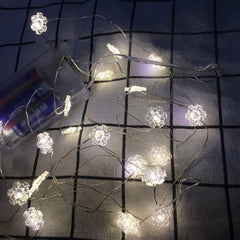 Battery-Powered Holiday Character LED String Lights