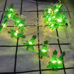 Battery-Powered Holiday Character LED String Lights