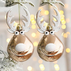 Reindeer Christmas Ball Ornaments