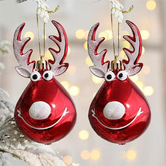 Reindeer Christmas Ball Ornaments