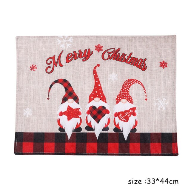 Christmas Forest Character Placemats