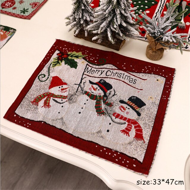 Christmas Forest Character Placemats