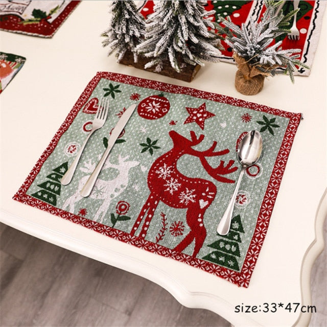 Christmas Forest Character Placemats