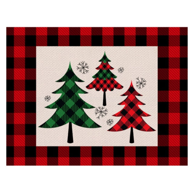 Christmas Forest Character Placemats