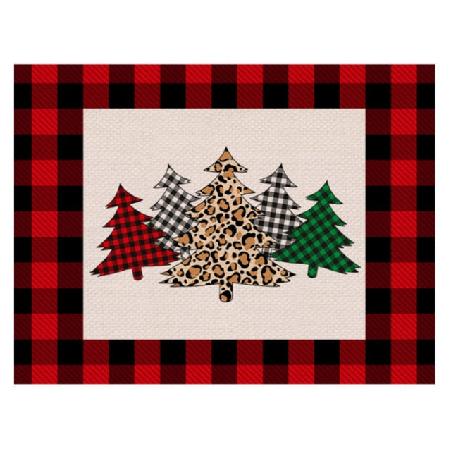 Christmas Forest Character Placemats