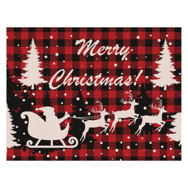Christmas Forest Character Placemats
