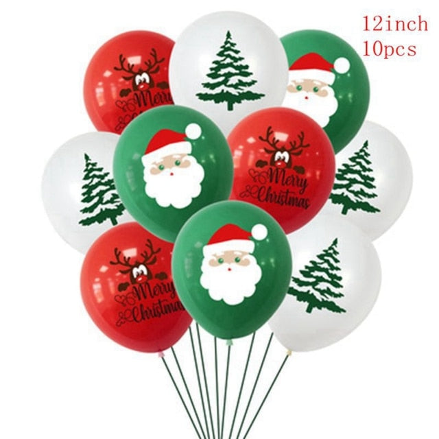 Inflatable Candy Cane and Lollipop Christmas Balloons