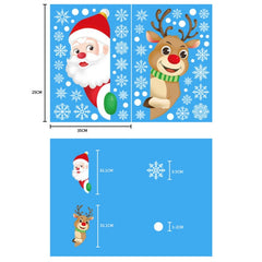 Santa Claus Christmas Window Stickers