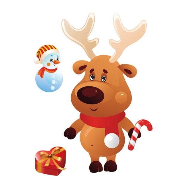 Santa Claus Christmas Window Stickers