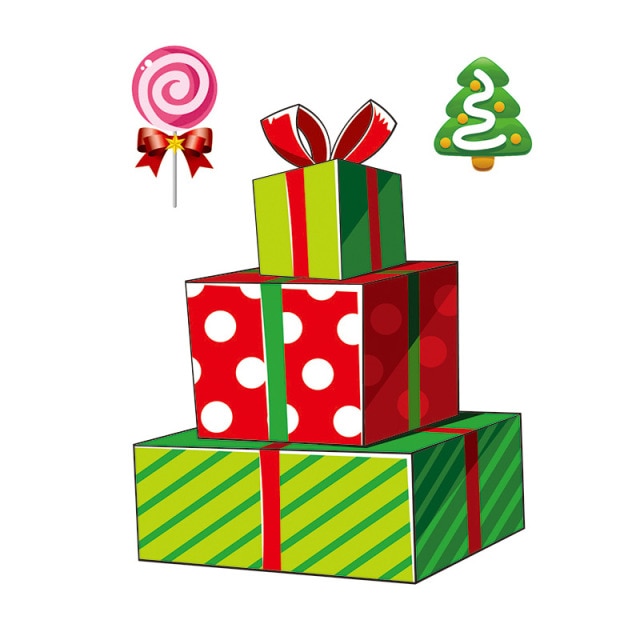 Santa Claus Christmas Window Stickers