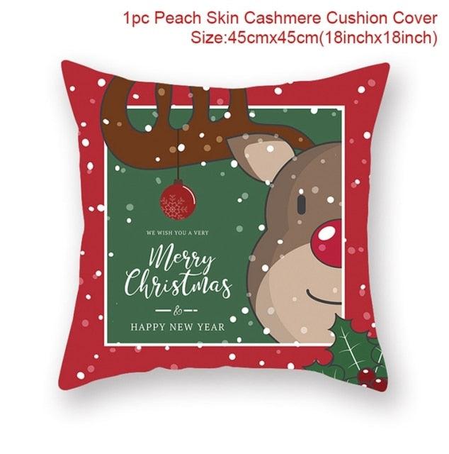 18 × 18 in Christmas Throw Pillow Covers, 42 Designs