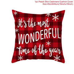 18 × 18 in Christmas Throw Pillow Covers, 42 Designs