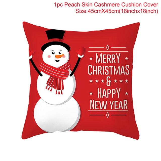 18 × 18 in Christmas Throw Pillow Covers, 42 Designs