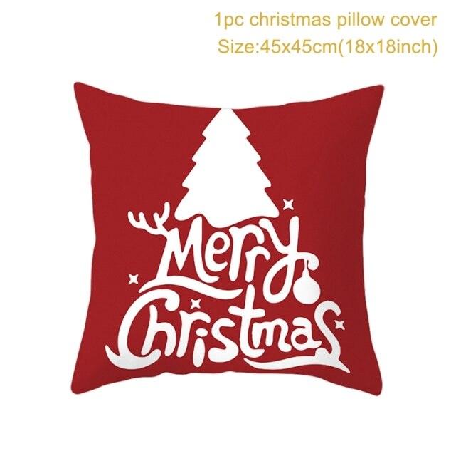 18 × 18 in Christmas Throw Pillow Covers, 42 Designs